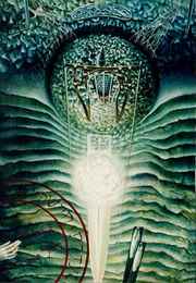 Pentagram luny,120x90#oil on canvas
