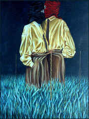 Spřízněni volbou,120x90#oil on canvas