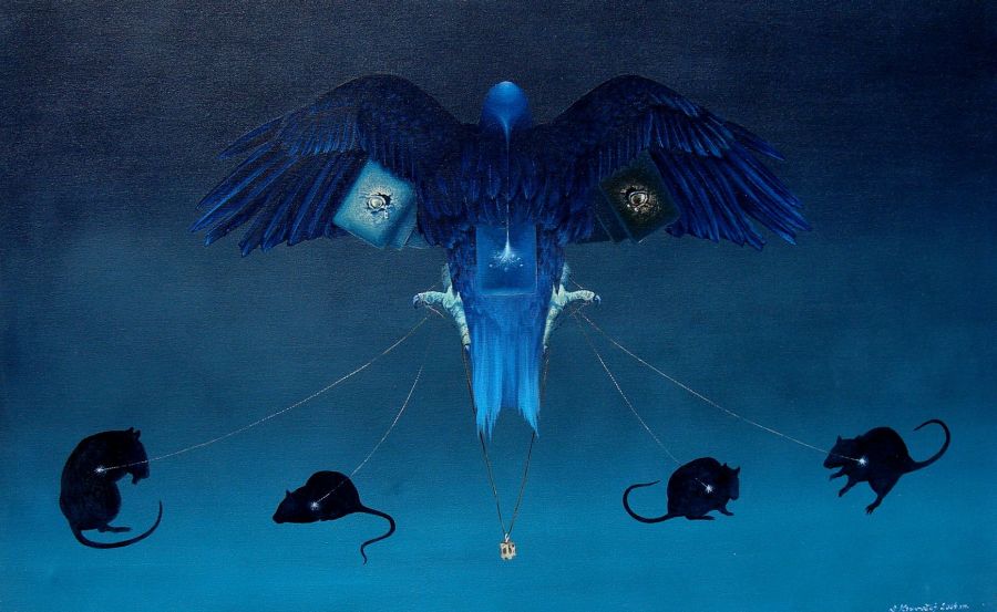 Zkušenost prázdnoty,120x75#oil on canvas