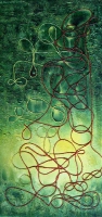 Naldjorpa, 80x40, oil and structure on canvas