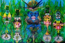 Lusinda íčást obrazu od Henri Russeau)#00 x 70, 5/25.